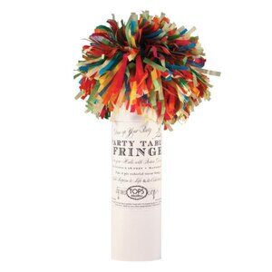 Party Table Fringe by TOPS Malibu  Colorful 10 feet Long NEW / NWT LOT 1…